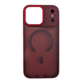 Matte Translucent MagSafe Case Wine Red
