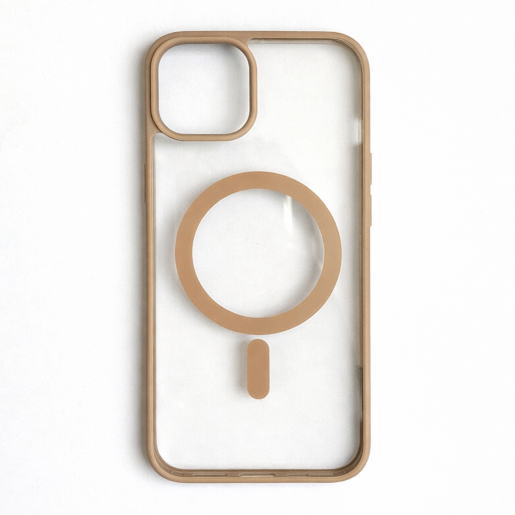 Magcore Clear iPhone Case Desert Titanium