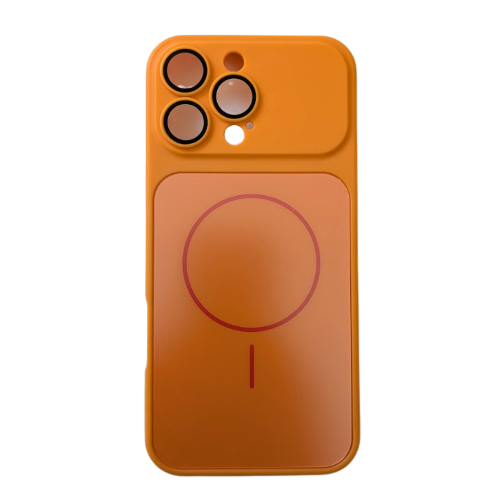 VelvetShield Magsafe Cover for iPhone - Orange