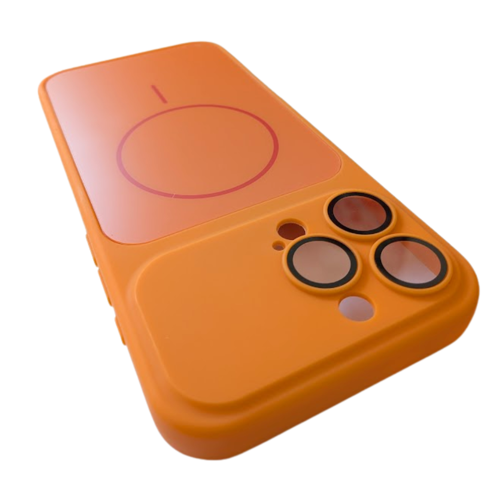 VelvetShield Magsafe Cover for iPhone - Orange