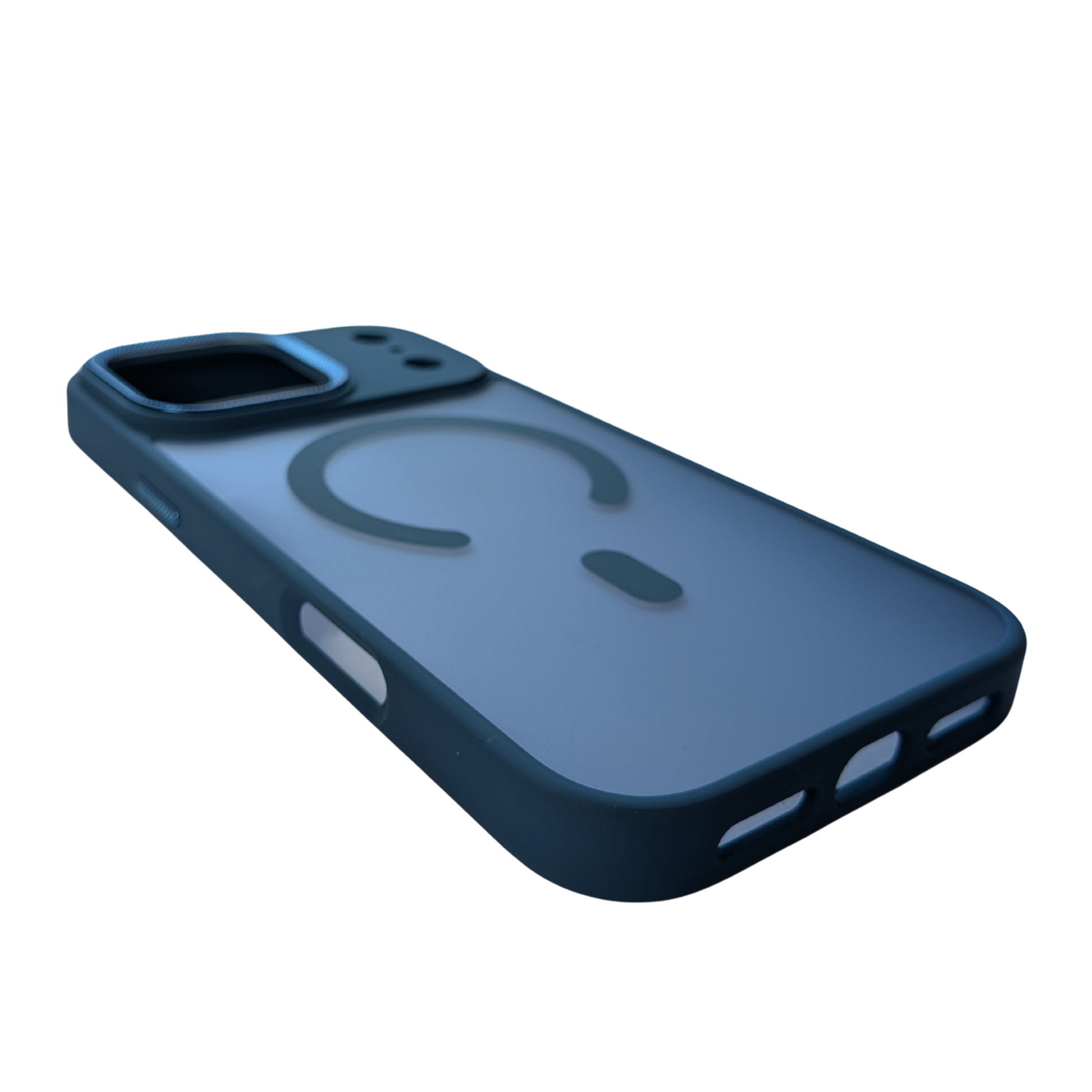 Matte Translucent MagSafe Case Navy Blue
