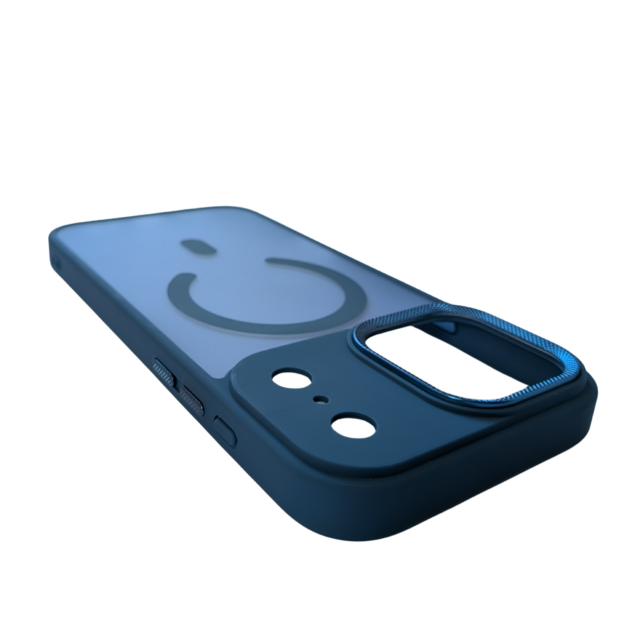 Matte Translucent MagSafe Case Navy Blue