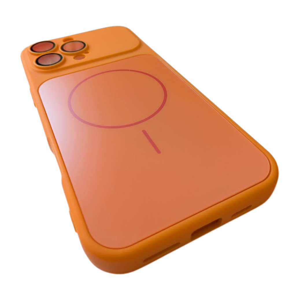 VelvetShield Magsafe Cover for iPhone - Orange