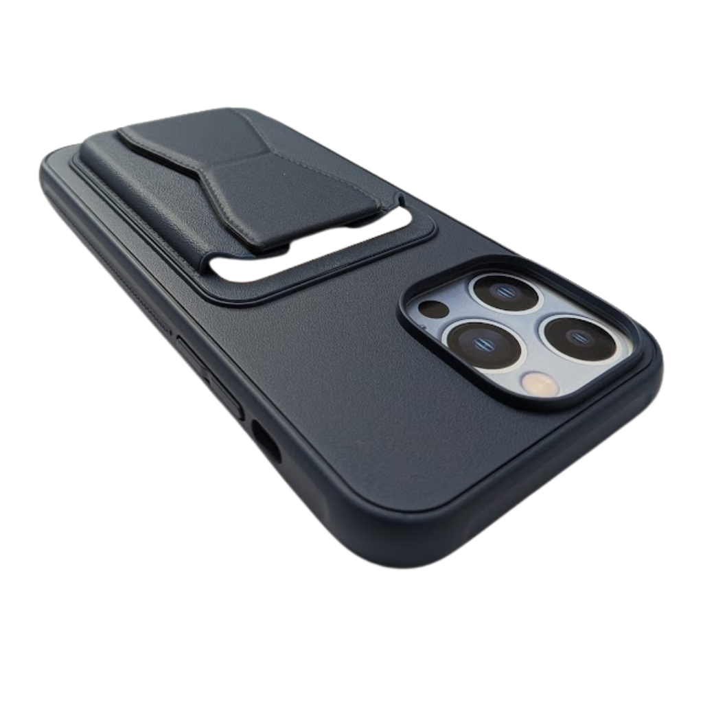 Elite Wallet iPhone Cover Navy Blue