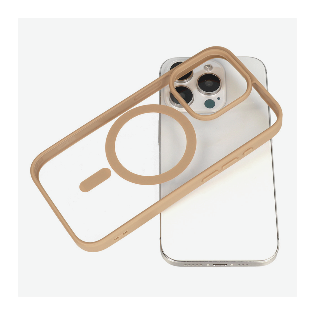 Magcore Clear iPhone Case Desert Titanium