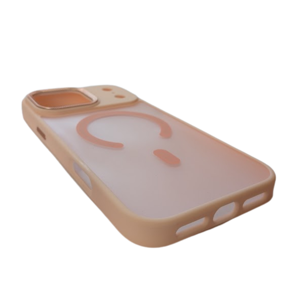 Matte Translucent MagSafe Case Pastel Pink