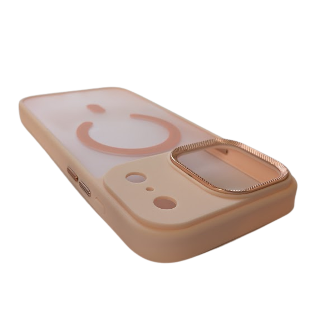 Matte Translucent MagSafe Case Pastel Pink