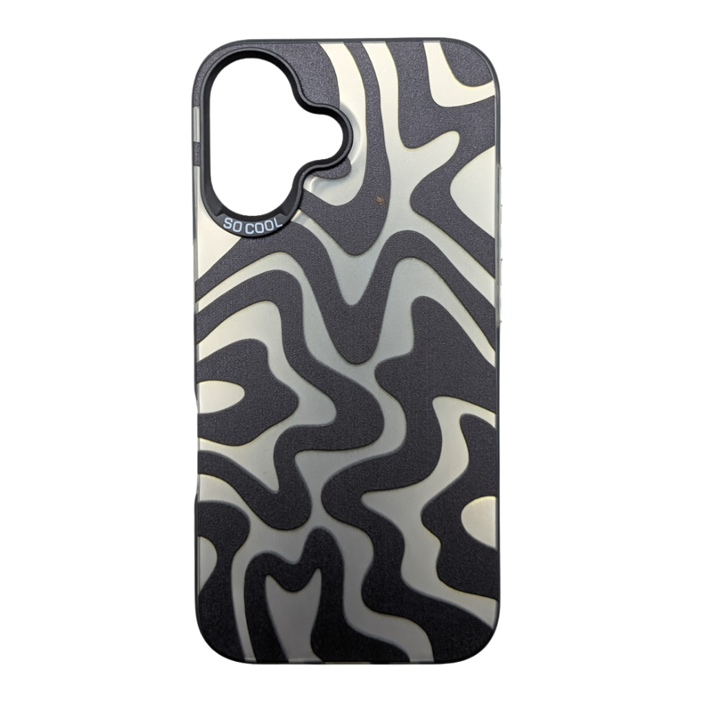 UV Print Cover - Black Swirl
