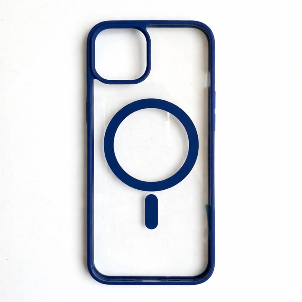 Magcore Clear iPhone Case Navy Blue