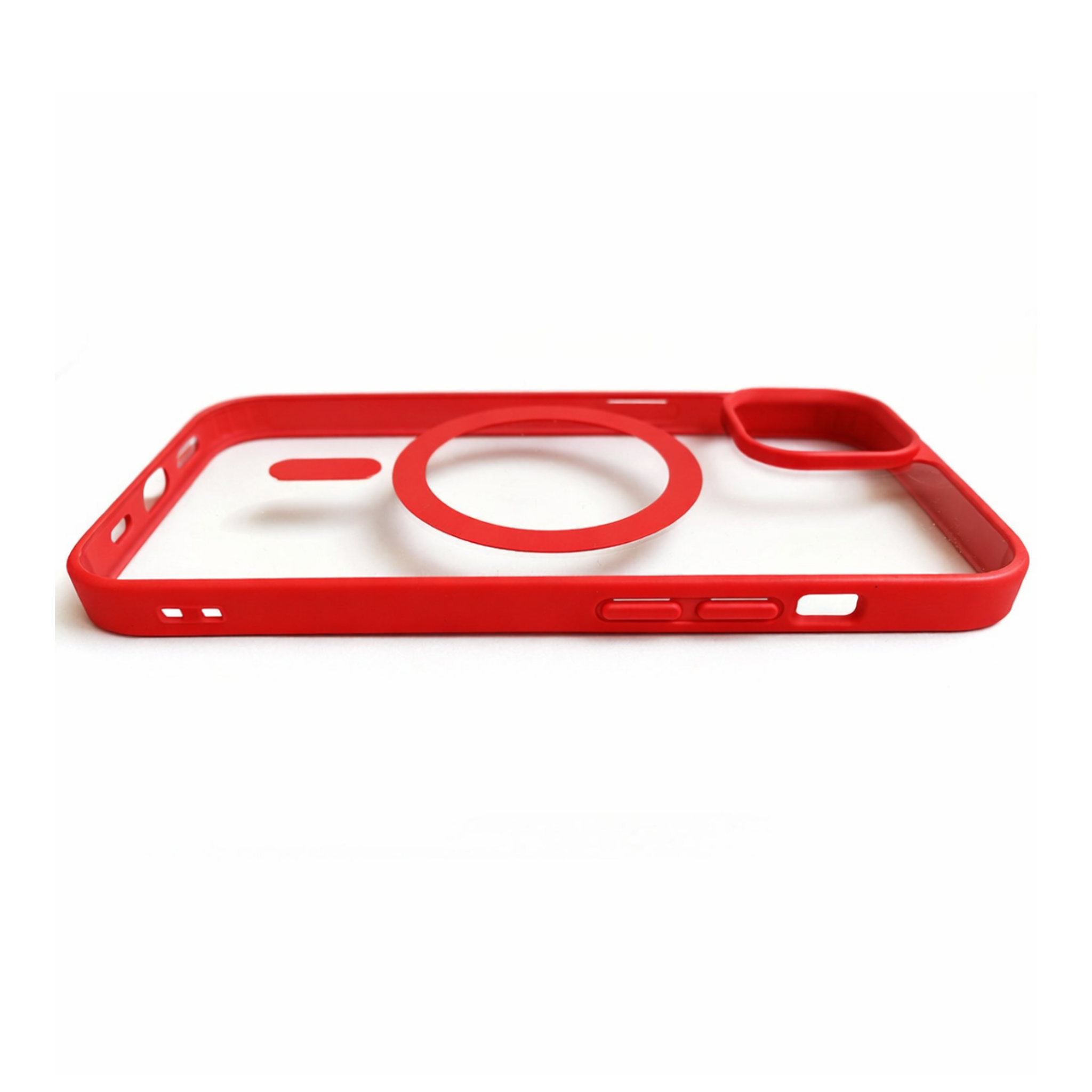 Magcore Clear iPhone Case Red