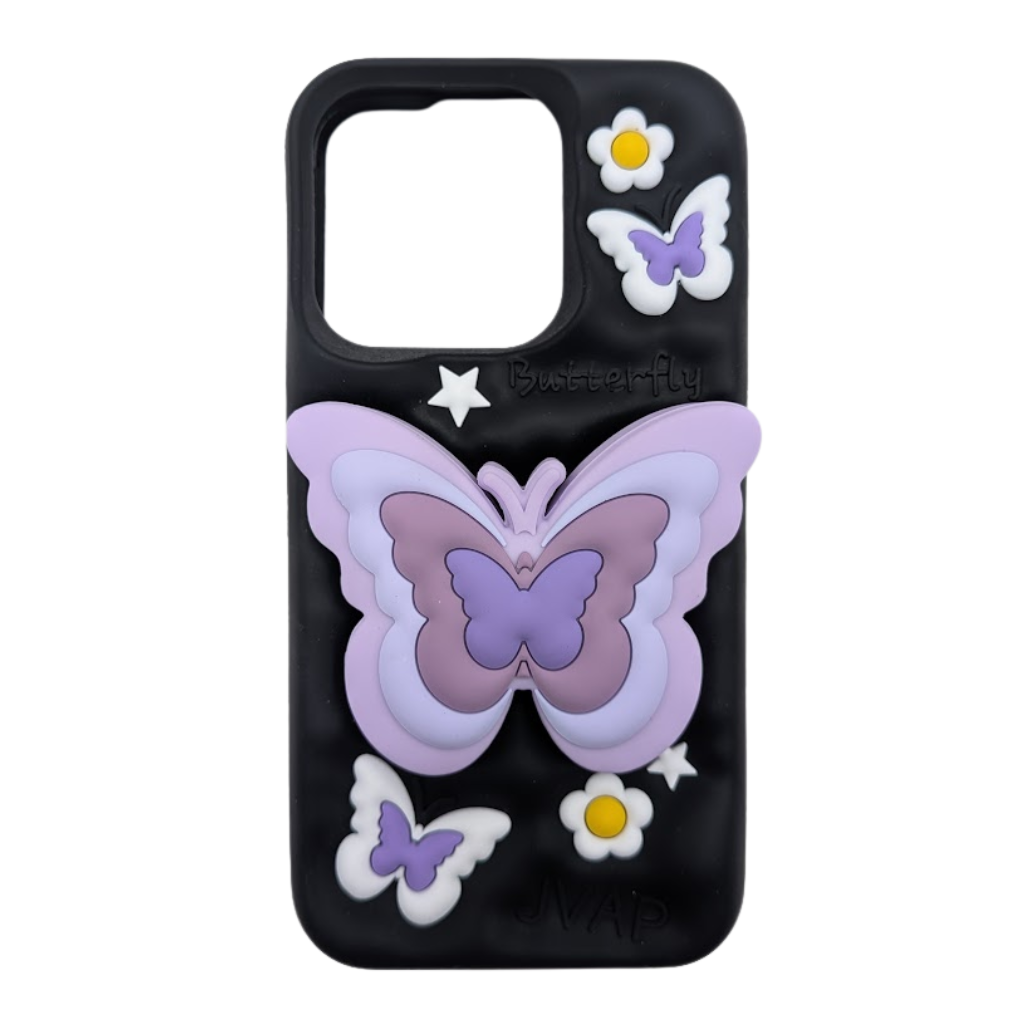 PopPals 3D Case - Butterfly Black