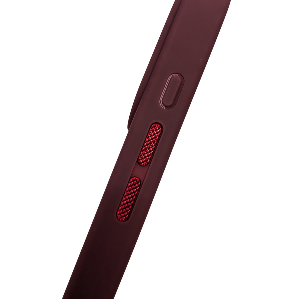 Matte Translucent MagSafe Case Wine Red