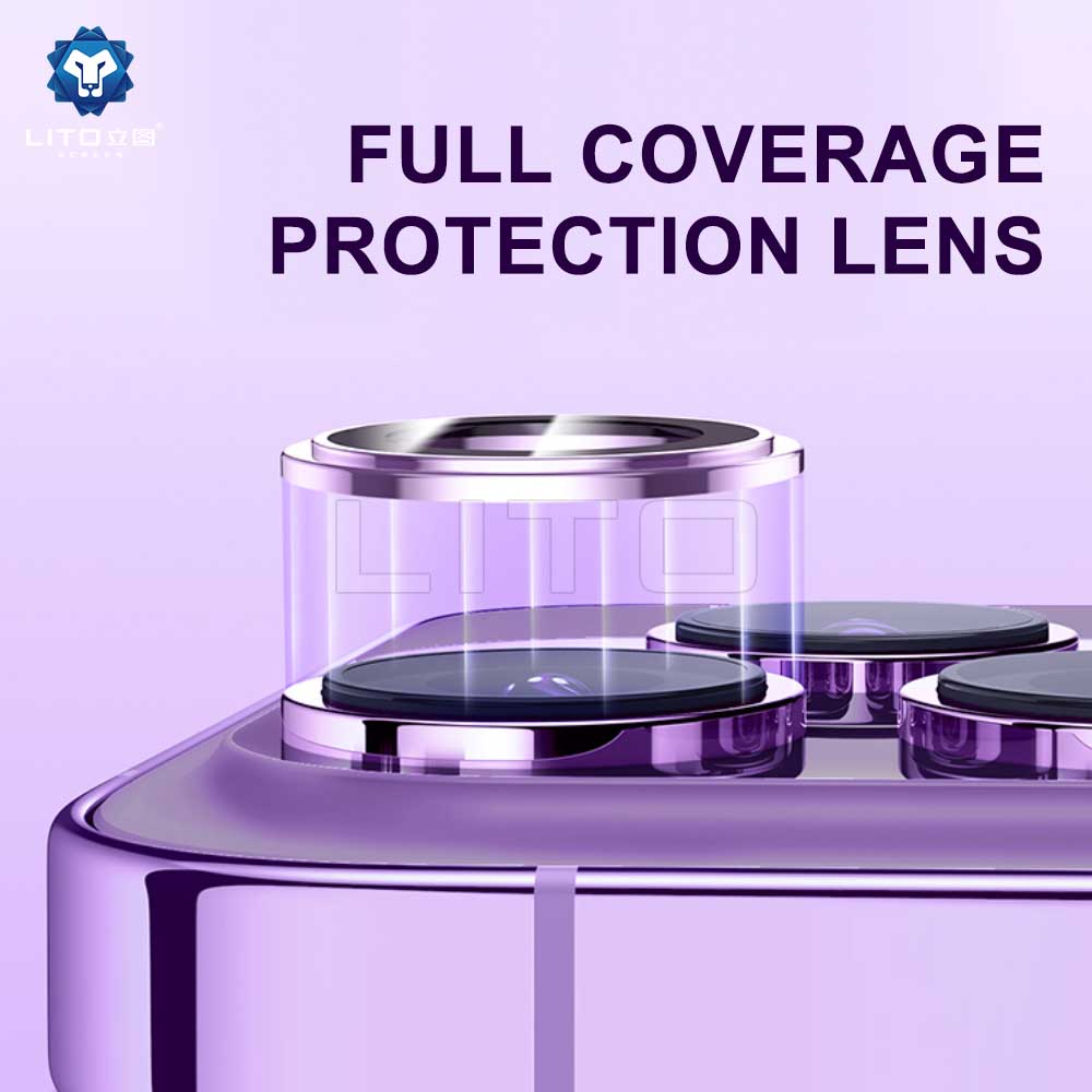 Lito S+ Camera Lens Protector Black Titanium 15 Pro / 15 Pro Max
