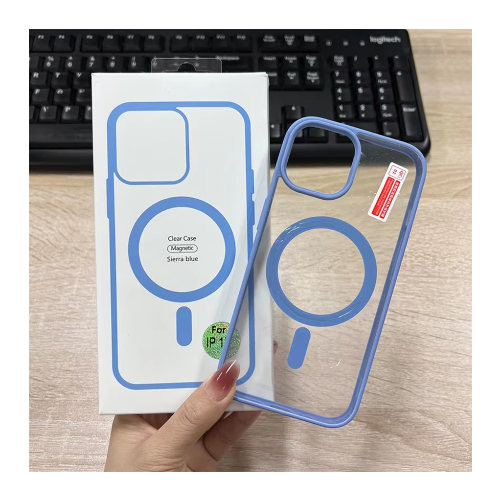Magcore Clear iPhone Case Sierra Blue
