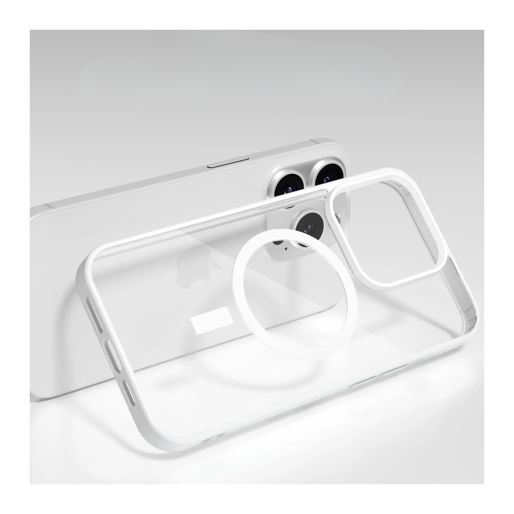Magcore Clear iPhone Case White