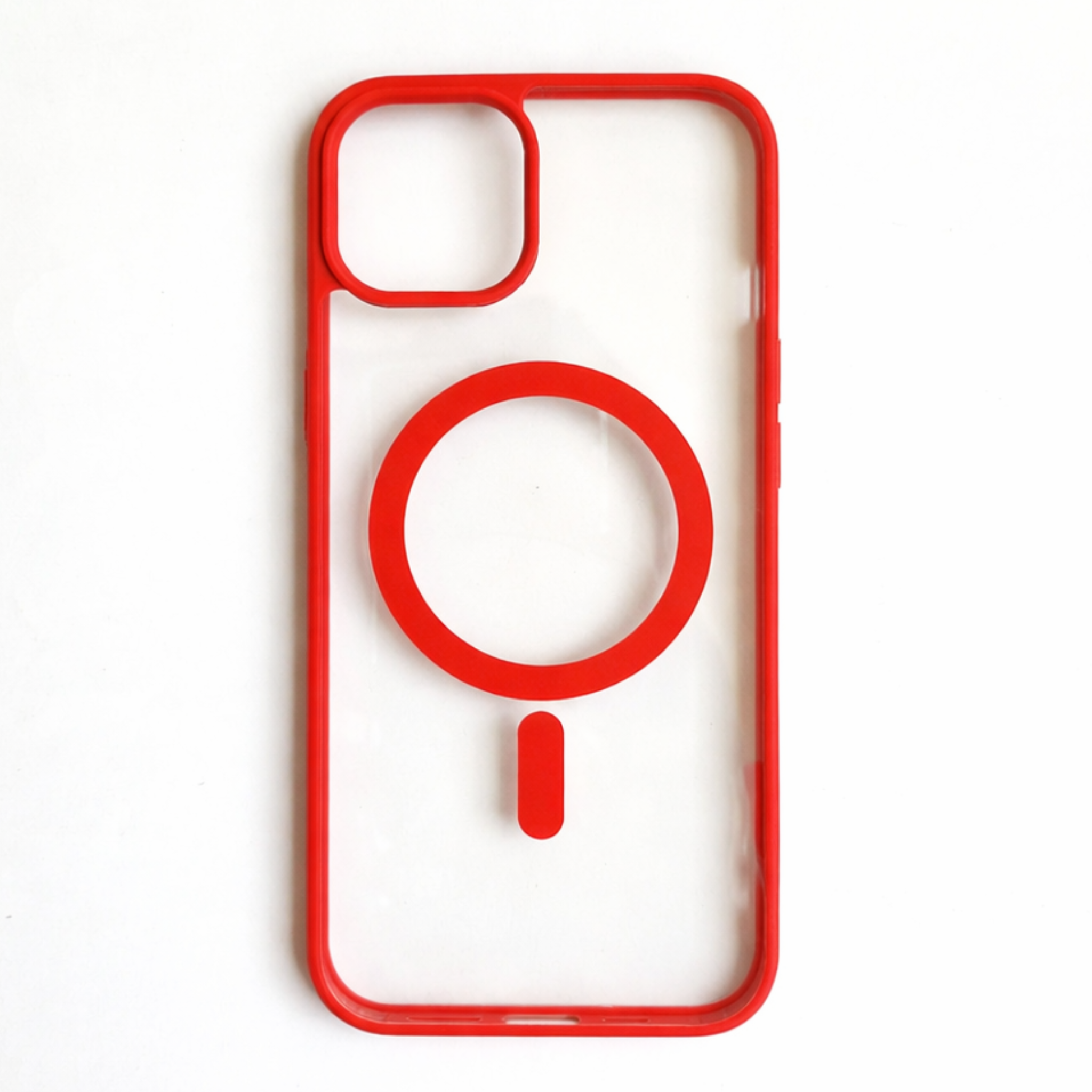 Magcore Clear iPhone Case Red