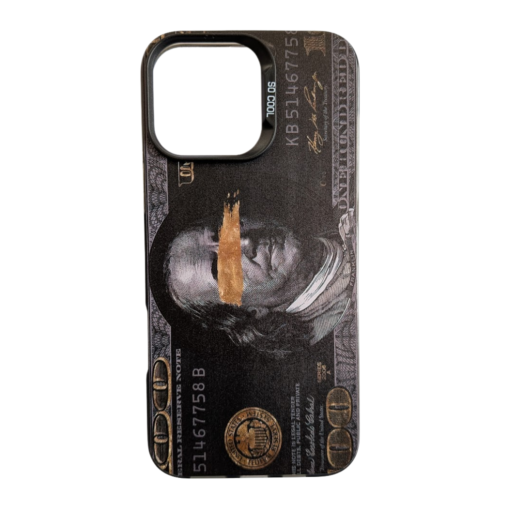 UV Print Cover - Dollar Note Black