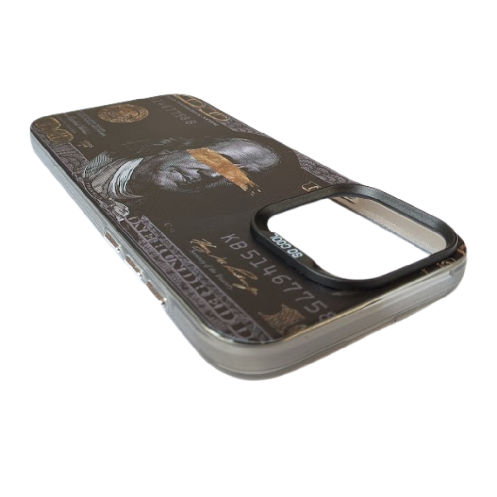 UV Print Cover - Dollar Note Black