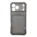 ClearPocket Phone Cover with Card Slot – Smoke