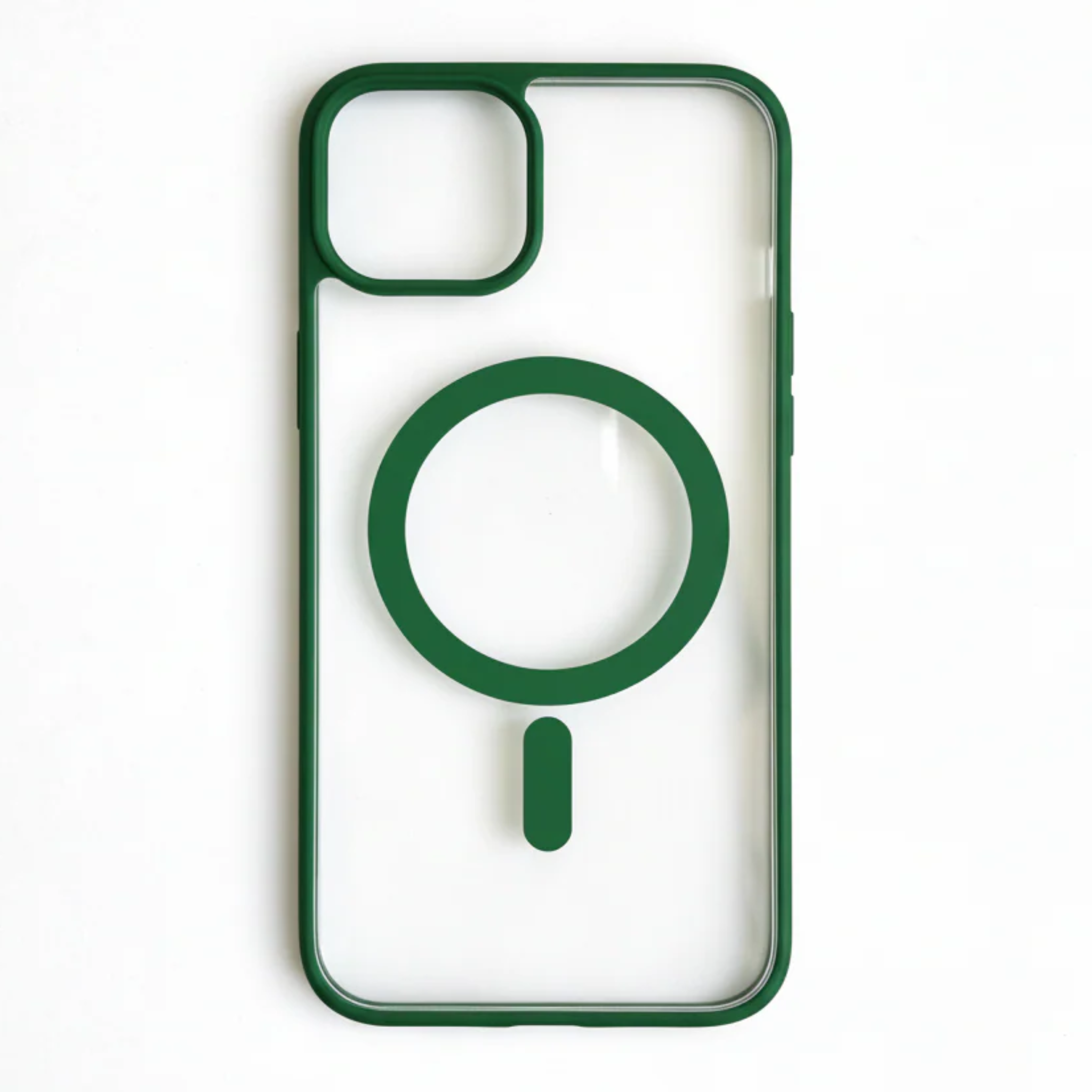 Magcore Clear iPhone Case Forest Green