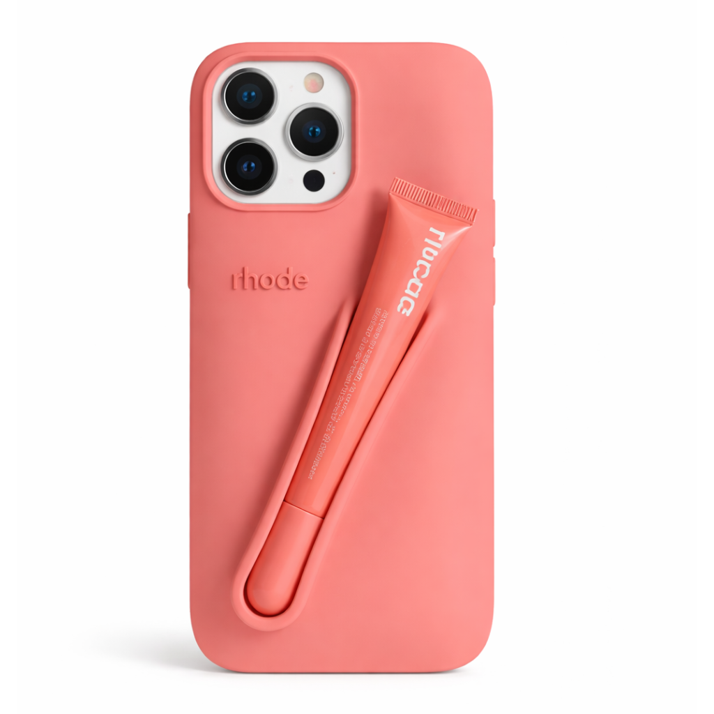 Silicone Lip Case for iPhone - Peach Pit