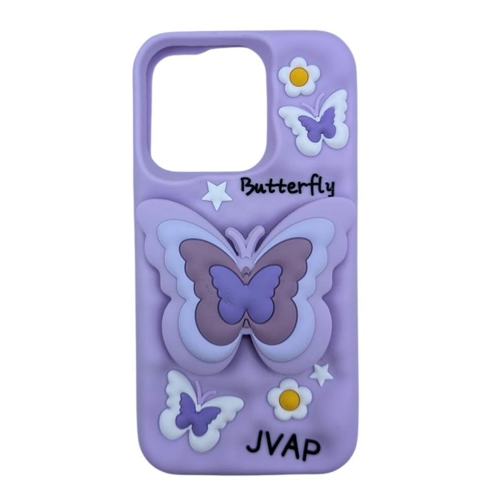PopPals 3D Case - Butterfly Lavender