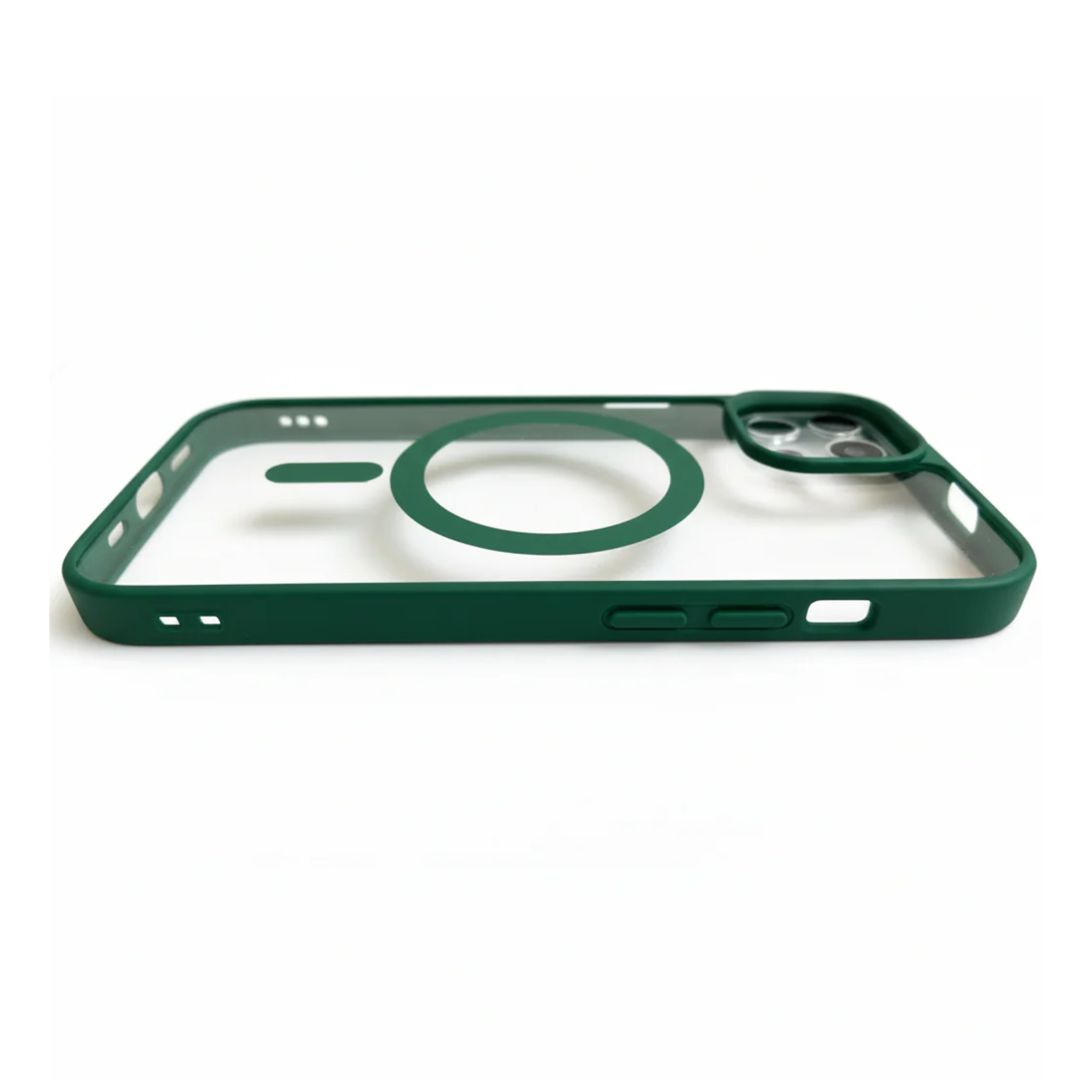 Magcore Clear iPhone Case Forest Green