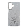 UV Print Cover - Silver Butterfly