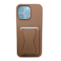 Elite Wallet iPhone Cover Saddle Brown