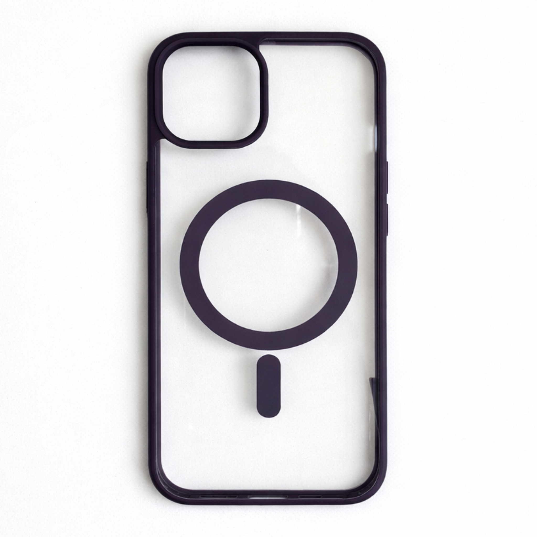 Magcore Clear iPhone Case Deep Purple