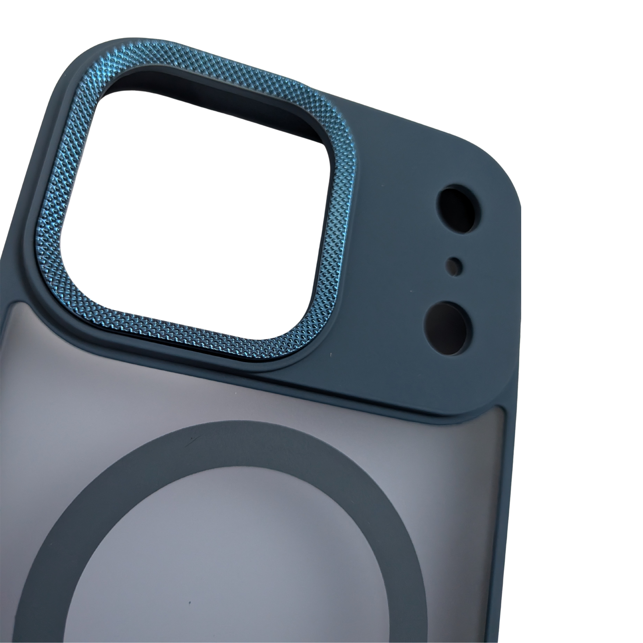 Matte Translucent MagSafe Case Navy Blue