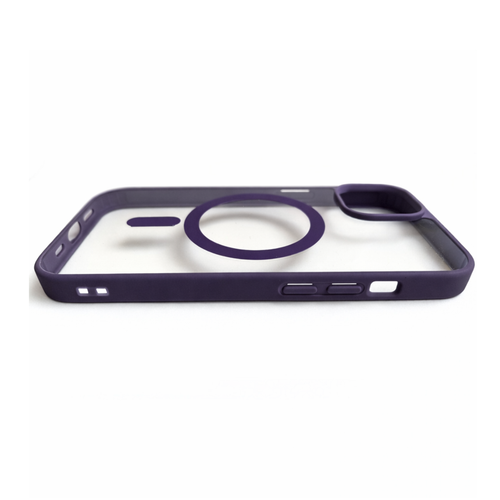 Magcore Clear iPhone Case Deep Purple