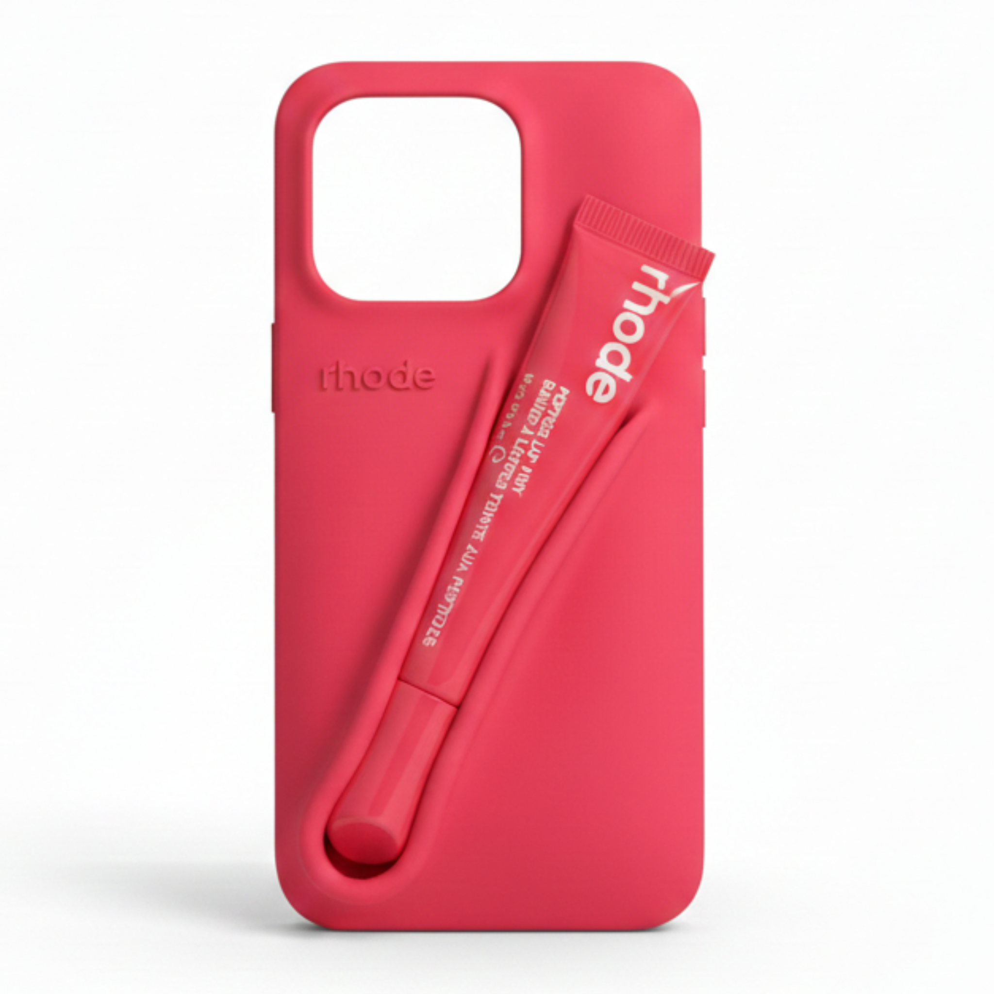 Silicone Lip Case for iPhone - Guava Spritz