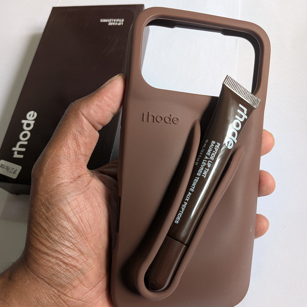 Silicone Lip Case for iPhone - Espresso