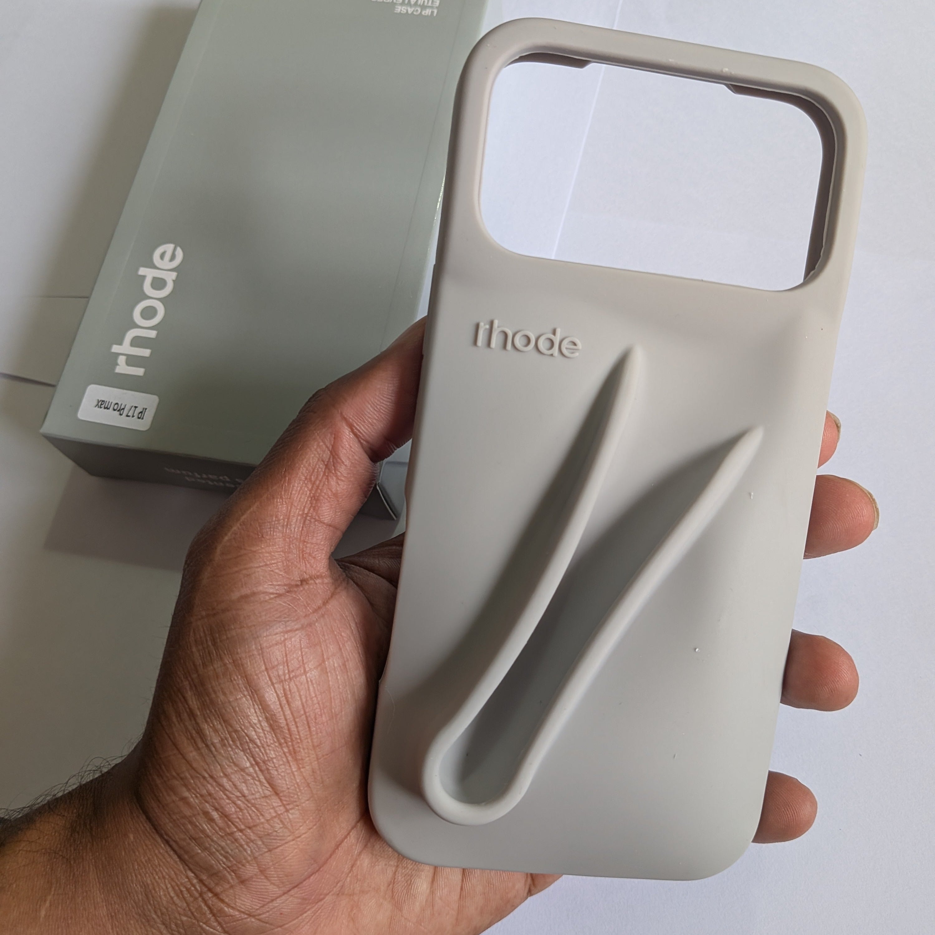 Silicone Lip Case for iPhone - Grey