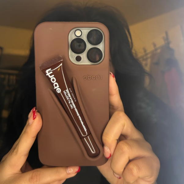 Silicone Lip Case for iPhone - Espresso