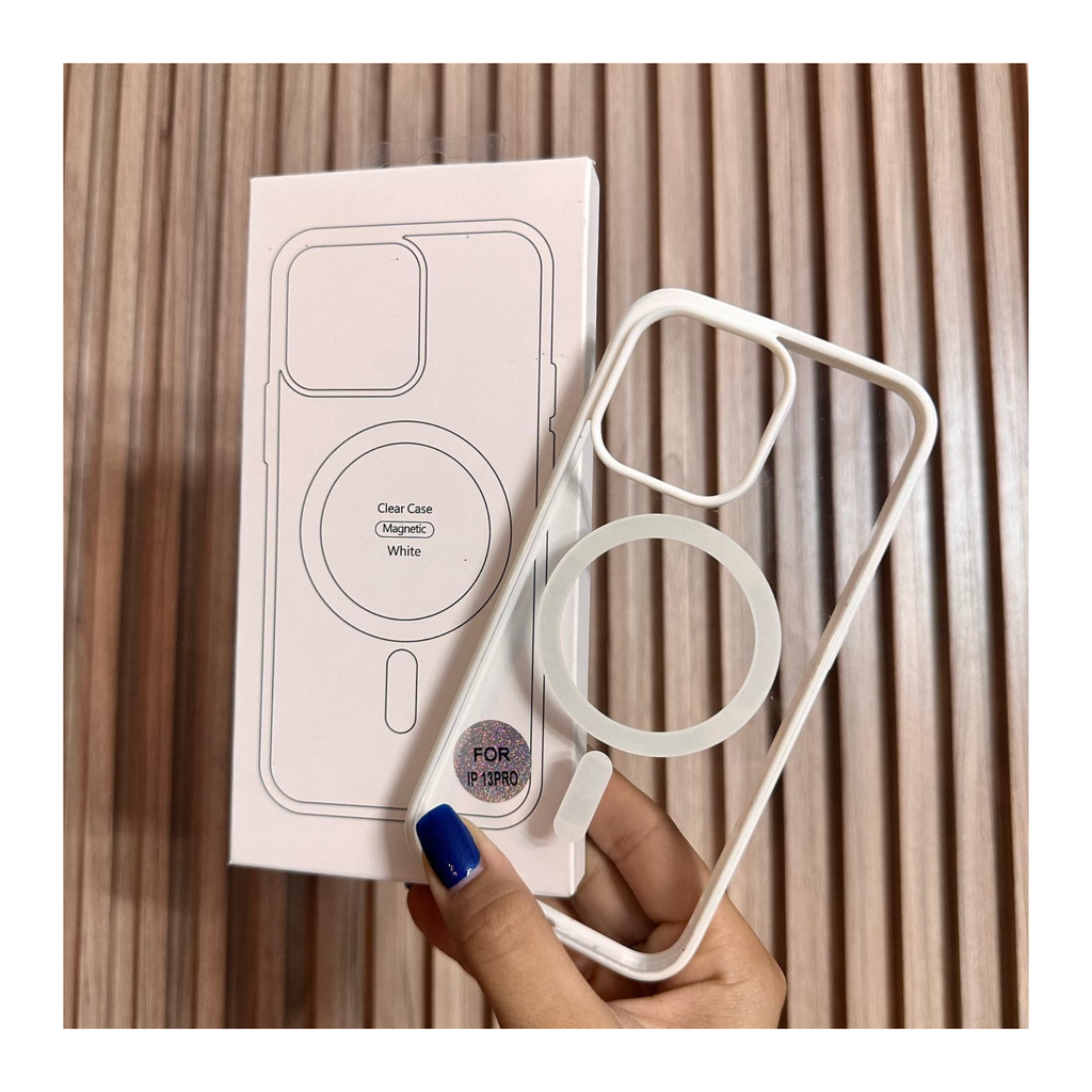 Magcore Clear iPhone Case White