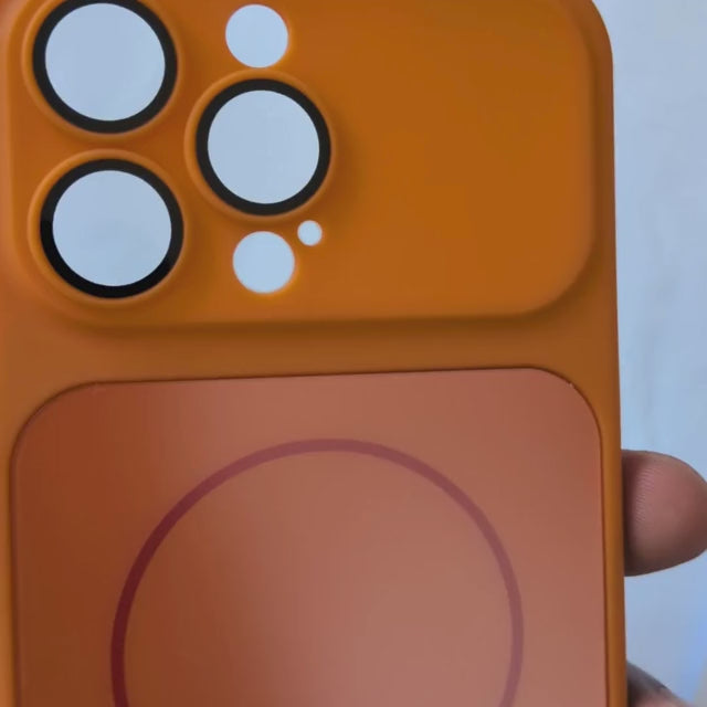 VelvetShield Magsafe Cover for iPhone - Orange