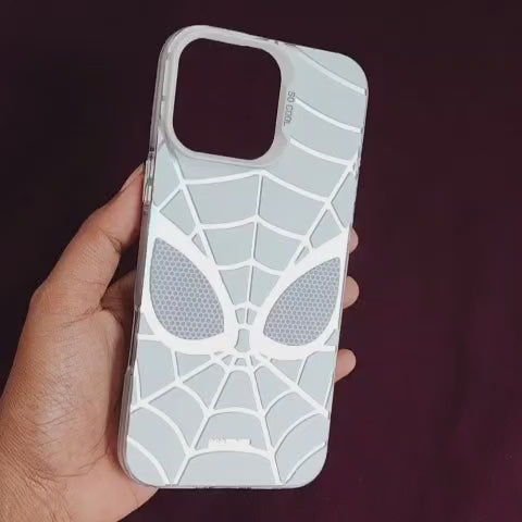 UV Print Cover - Spiderman Silver