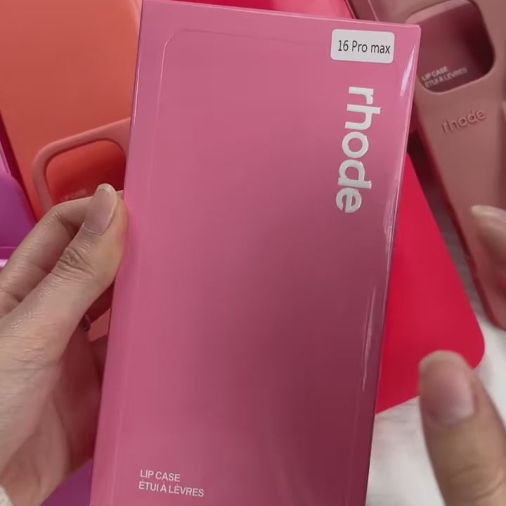 Silicone Lip Case for iPhone - Raspberry Jelly