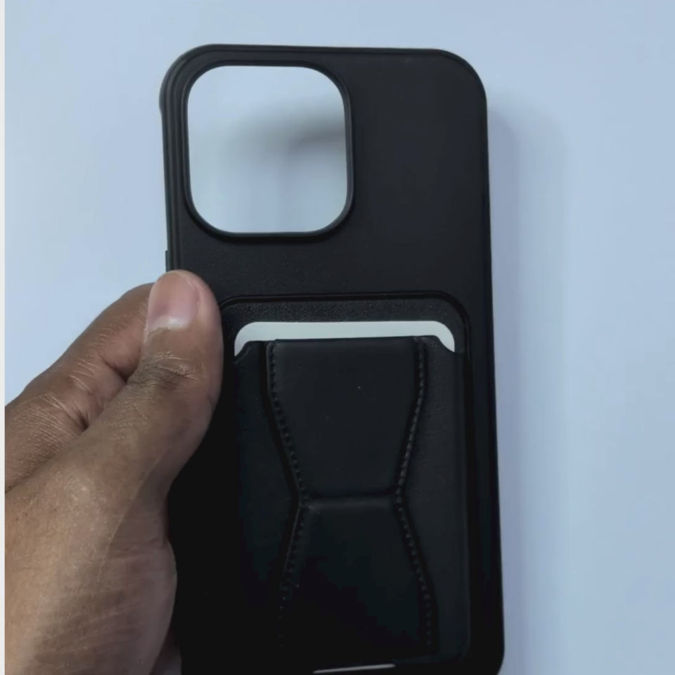 Elite Wallet iPhone Cover Black