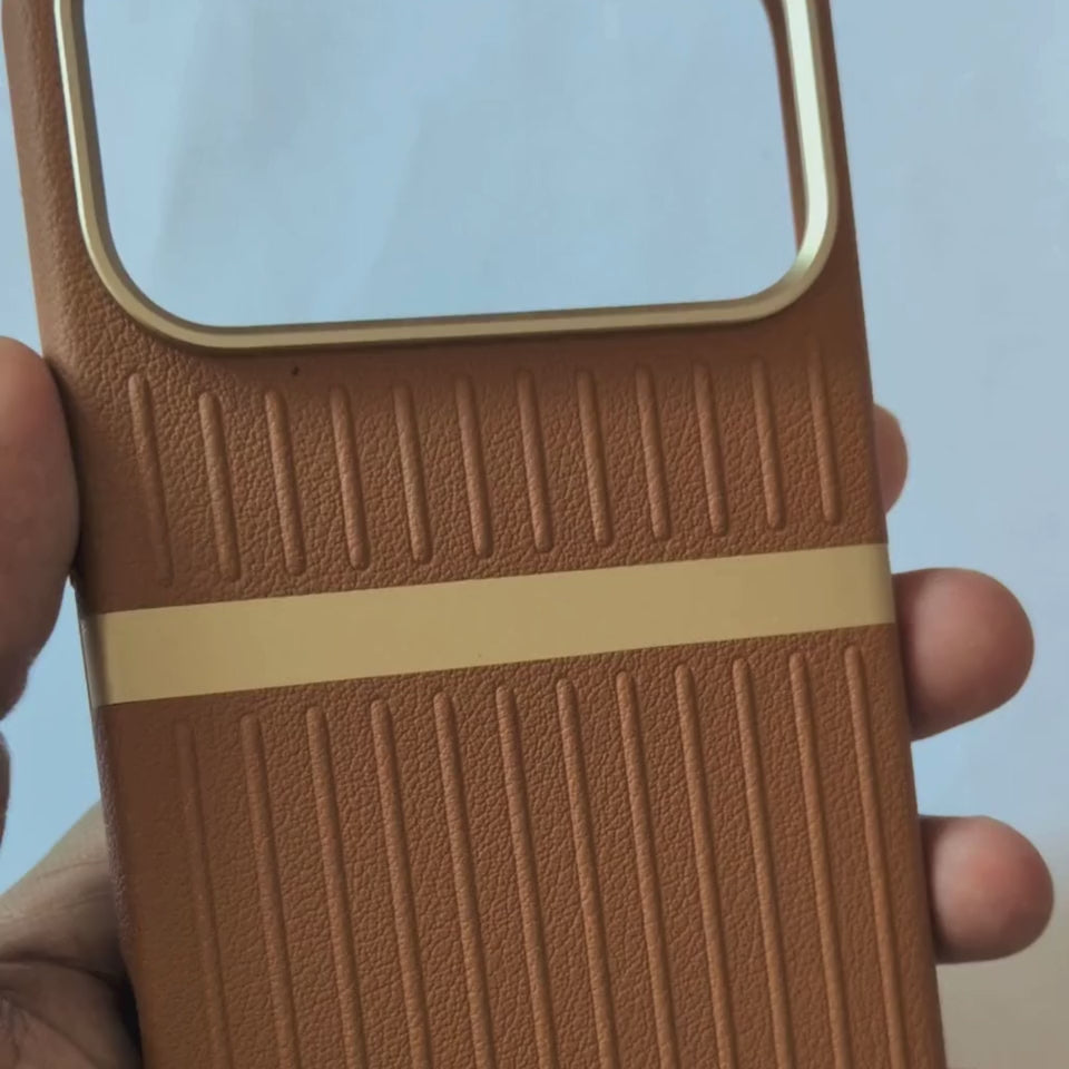RidgeLine Magnetic Cover for 17 Pro & 17 Pro Max Brown