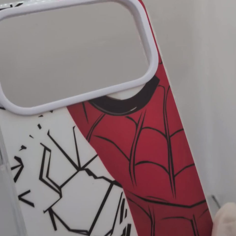 FrameGuard Printed Bumper Case Half Mask Spiderman