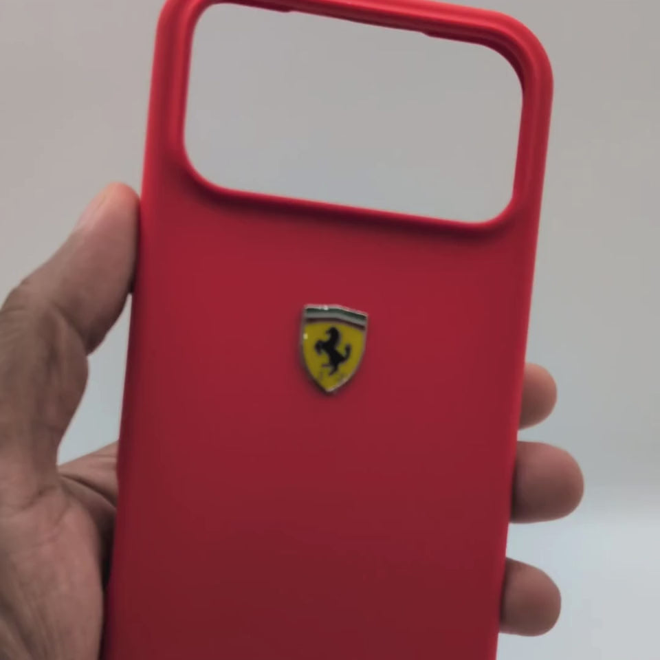 Ferrari Scuderia Rigid Silicone iPhone Case