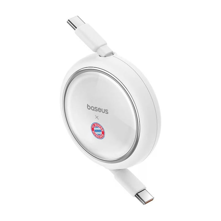 Baseus Free2Pull Retractable 1 Meter 100W Type-C to Type-C Cable – 6 Months Warranty